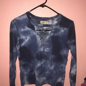 Hollister long sleeve / tie die !